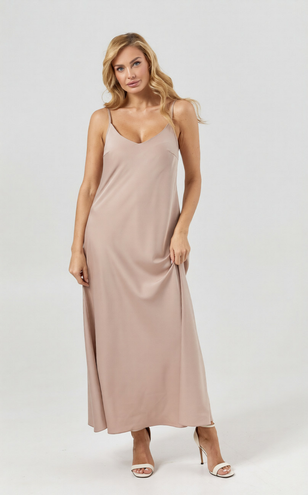 Жіноча сукня довга на бретелях Пріма STYLE NIKA MKSN2422, фото 1