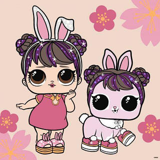 Для рисования Картина по номерам "L.O.L. Surprise! Chinese New Year Doll & Pet" 40х40 см