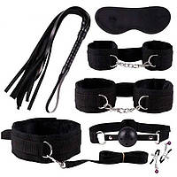 БДСМ набор из 7 предметов - Чёрный Садо-мазо