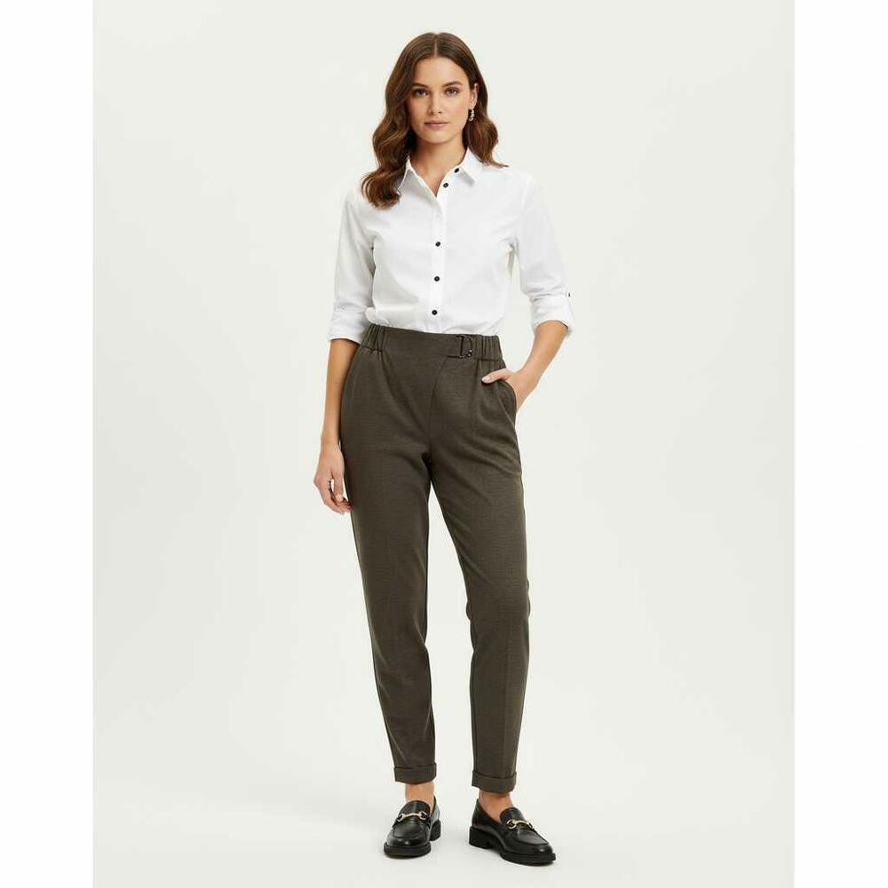 Жіночі теплі брюки завужені до низу з еластичним поясом J.LONDON MKJL1131013-5, фото 1