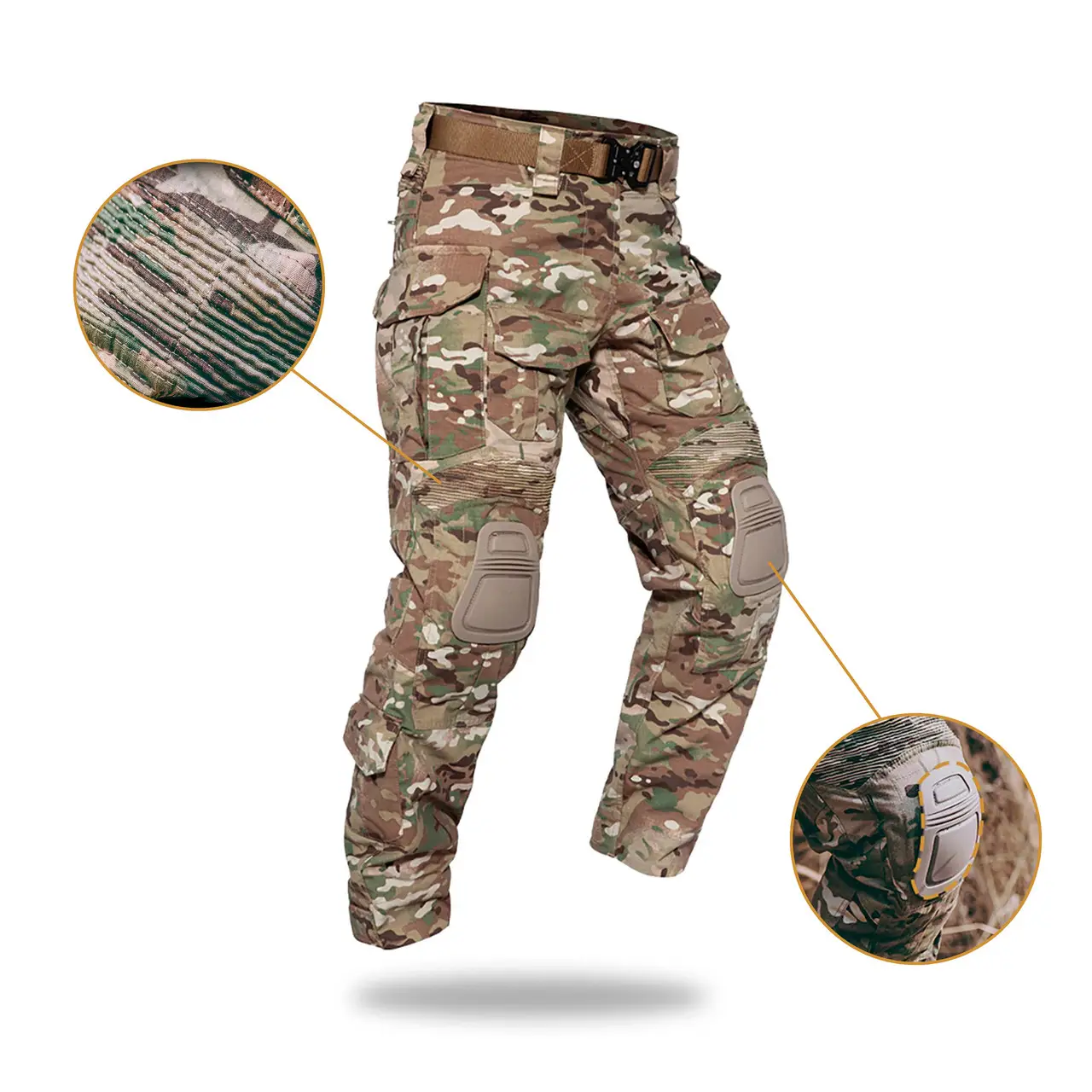 Штани з наколінниками G3 розмір M мультикам вставка гармошка