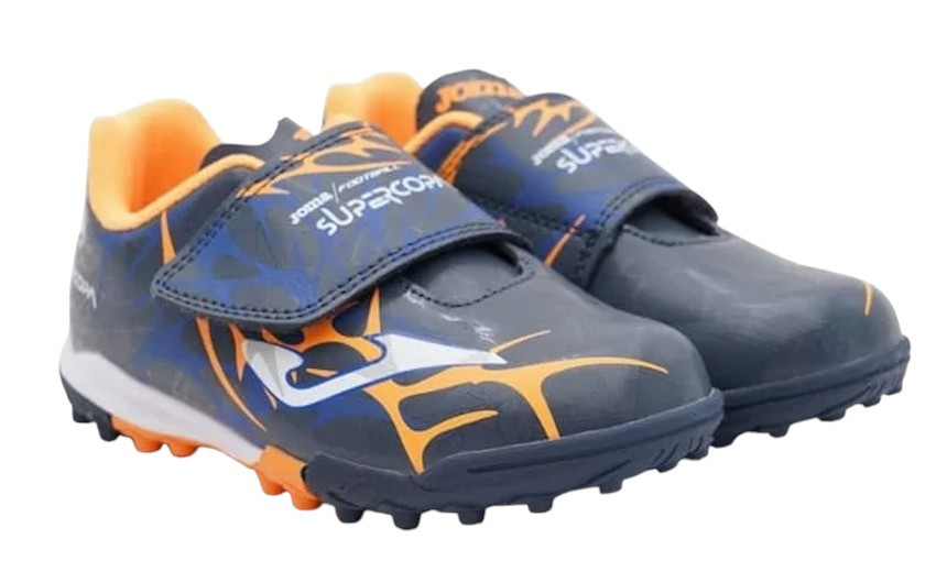 Сороконіжки JOMA SUPER COPA для дітей темно-синій/помаранчовий, фото 1