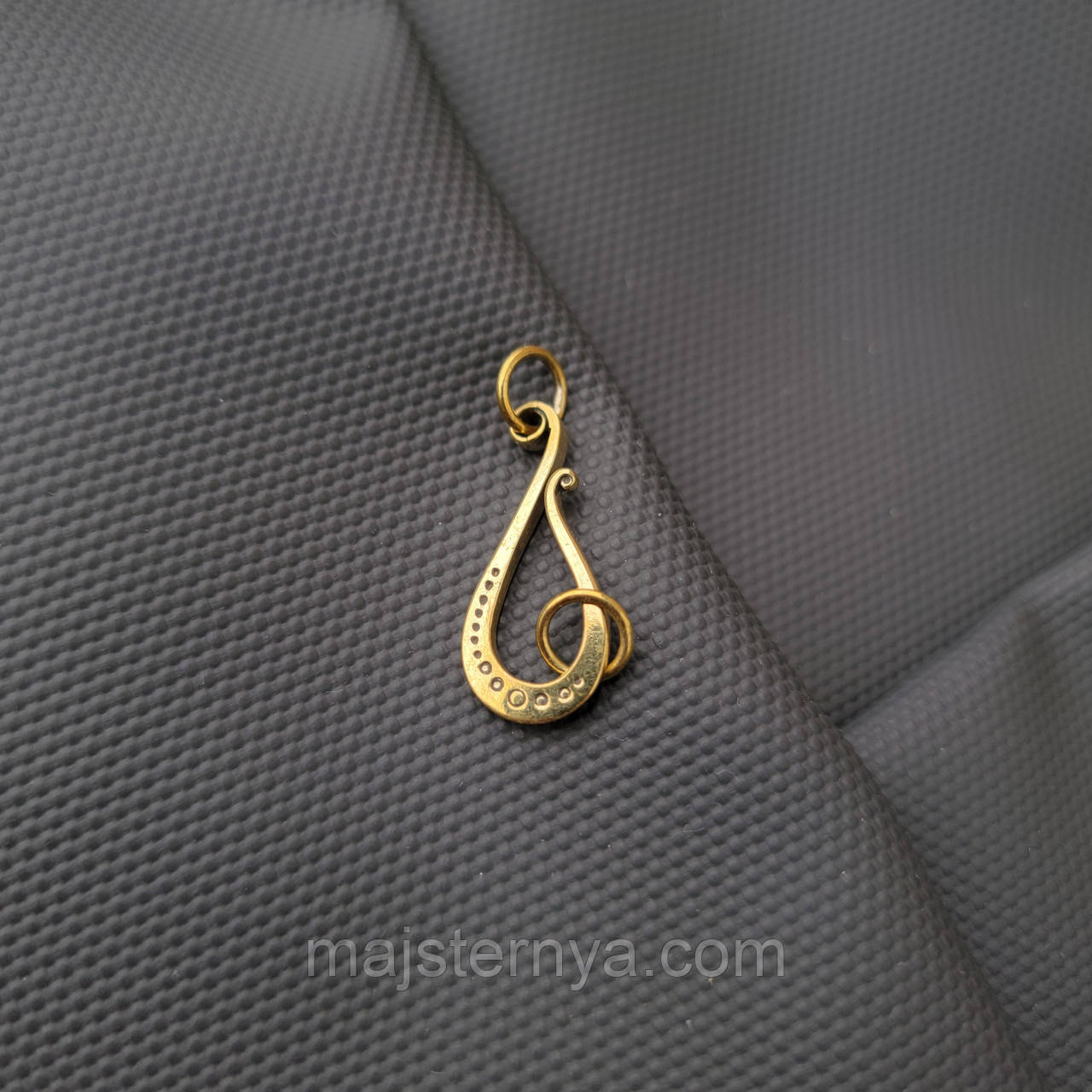 Латунна застібка - гачок для однорядного намиста