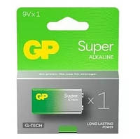 Батарейка 6F22 (крона) GP Super Alkaline (6LF22)