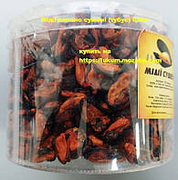 Мідії оригінал солоно сушені 0,5 кг (тубус)