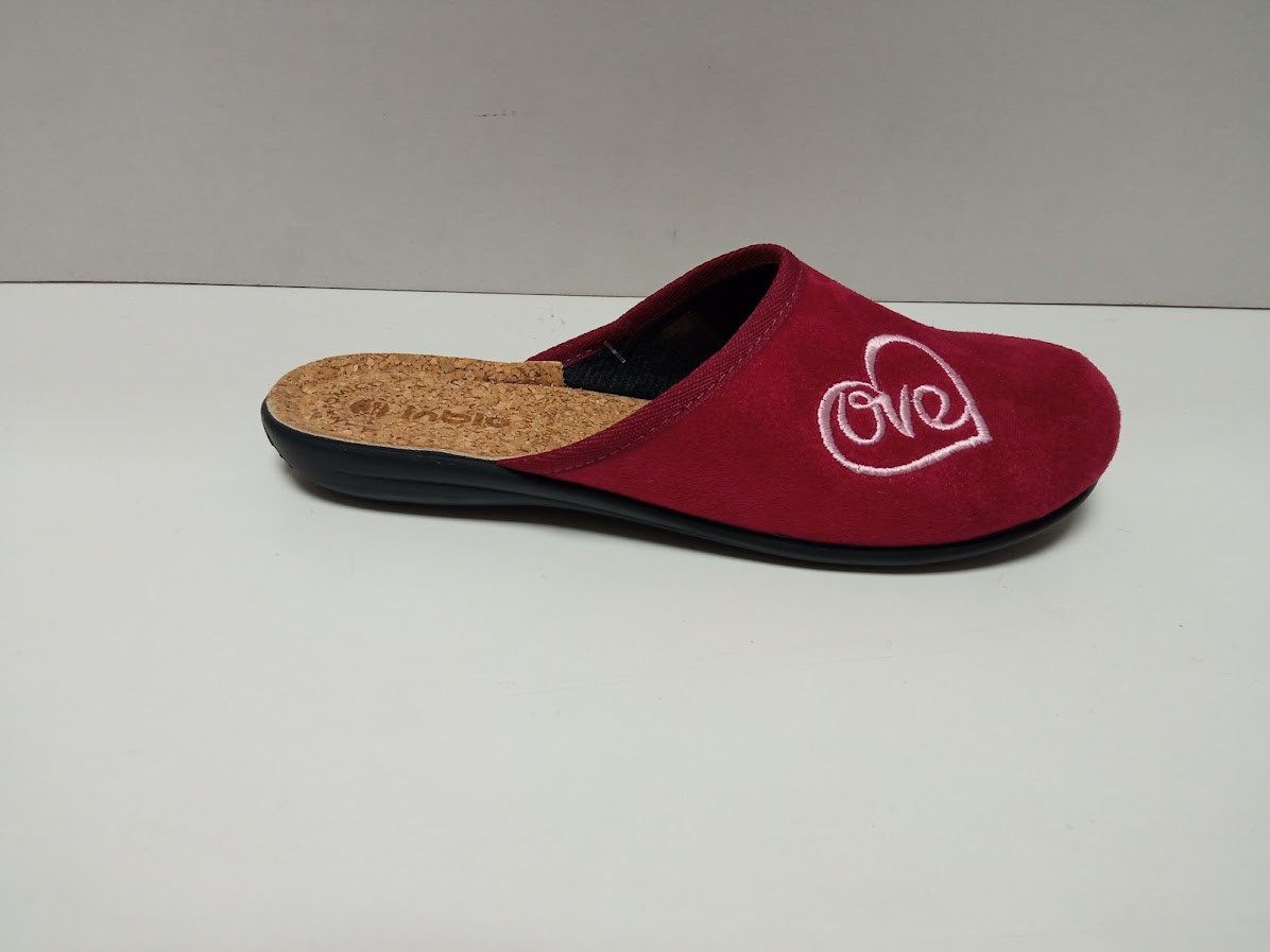Жіночі домашні капці Inblu — м’які, теплі та стильні для щоденного комфорту колір Бордовий, фото 1