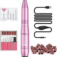 Фрезер для манікюру Weiyi RXZER23 електрична машинка для нігтів із насадками домашній салон