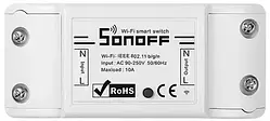 WiFi реле Sonoff Switch-WF розумний вимикач для віддаленого керування освітленням та технікою через програму