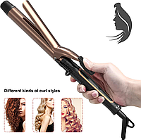 Плойка для волосся K&K QY-2033 щипці для завивки локонів стайлер з регулюванням нагрівання