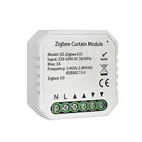 WiFi реле для штор та ролетів QS-Zigbee-C01 розумний модуль управління через Zigbee та додаток