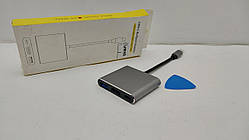 Перехідник Type C – USB Type C HDMI багатофункціональний хаб адаптер для ноутбука телефону