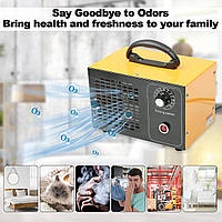 Генератор озону HDZ-32g озонатор повітря та води для дезінфекції приміщень побутовий очисник