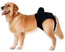 Підгузник для собак багаторазовий розмір L захисні трусики для кобелів та сук гігієнічний 13369