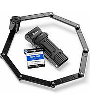 Замок сегментний велосипед Samok 21687 складаний протиугінний замок з ключем