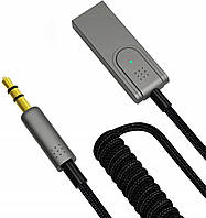 Автомобільний ресивер Bluetooth AUX Txtcu YP04 бездротовий адаптер для аудіо системи авто