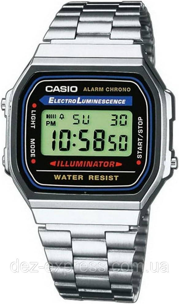 Часы Casio Men's A168WA-1 Electro Luminescence Watch. Оригінал., фото 1