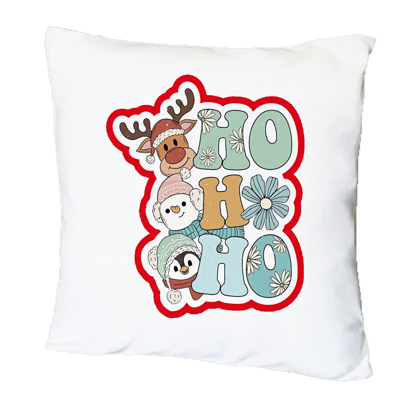 Подушка з друком "Ho! Ho! Ho! З Новим роком!" (36150), фото 1