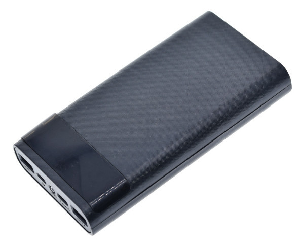 Корпус для повербанка 18650 6шт microUSB Type-C 2А з дисплеєм і ліхтарем