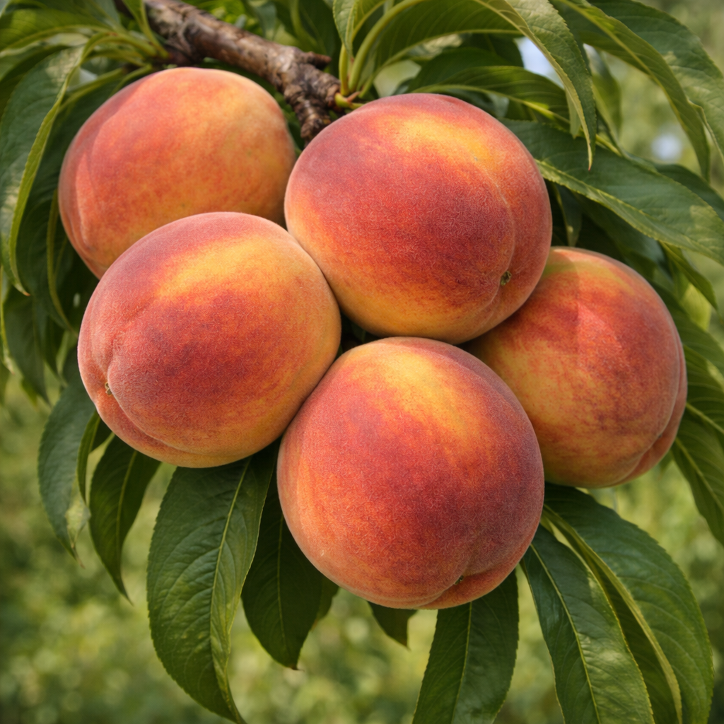 Саджанці Персика Манон (Manon) - середньо-ранній, білом'ясий, великоплідний, фото 1