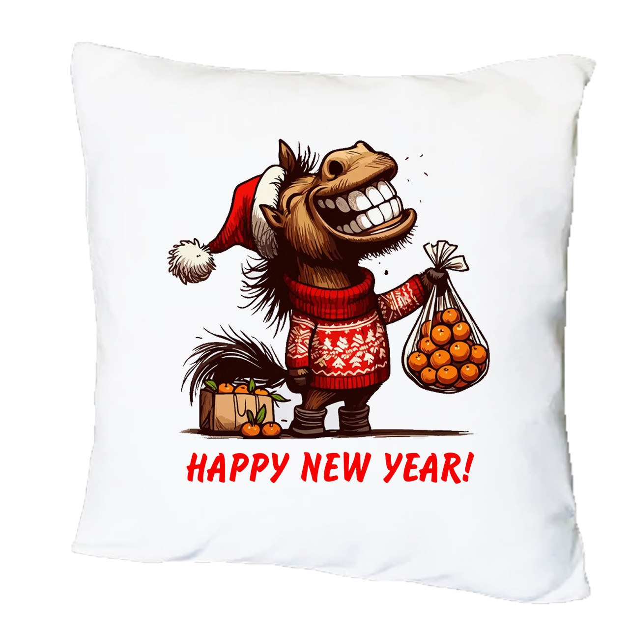 Подушка з друком "Happy new year!" (36174), фото 1