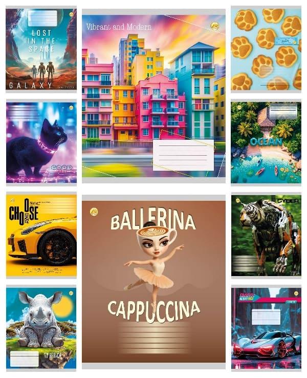 Зошит 24арк. кліт. /ТВ/ "Мікс 2" №ТА61301(20)(320), фото 1