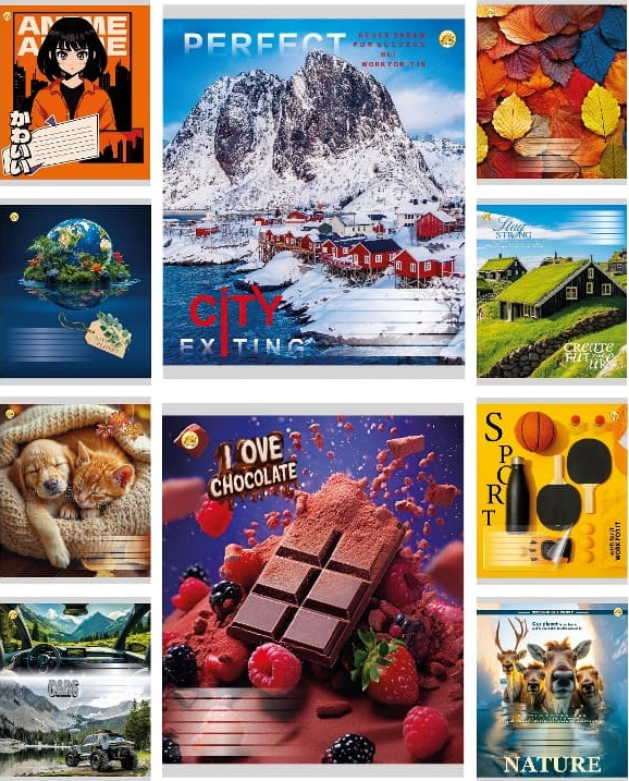 Зошит 36арк. кліт. /ТВ/ "Мікс 2" №ТА61404(20)(240), фото 1