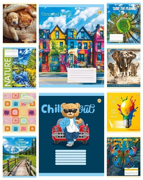 Зошит 60арк. кліт. /ТВ/ "Мікс" №ТА61600(10)(160), фото 1