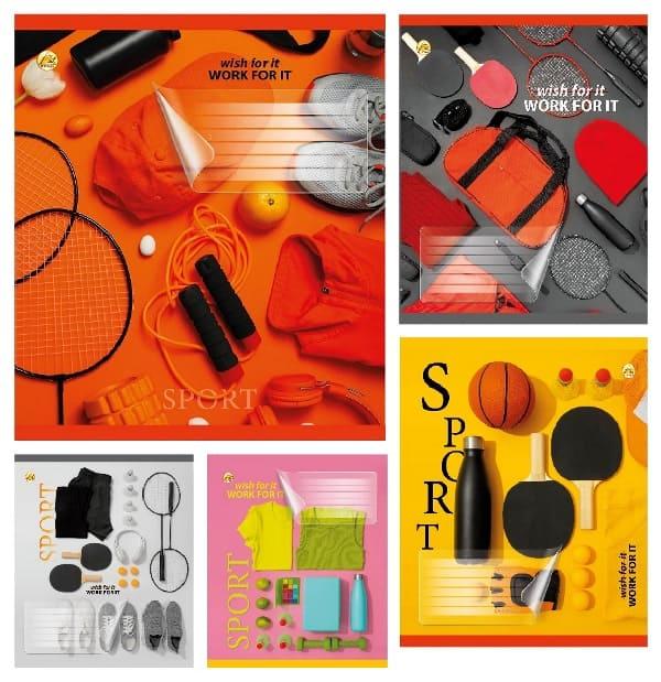 Зошит 96арк. кліт. /ТВ/ "Спорт" №ТА61700(10)(120), фото 1