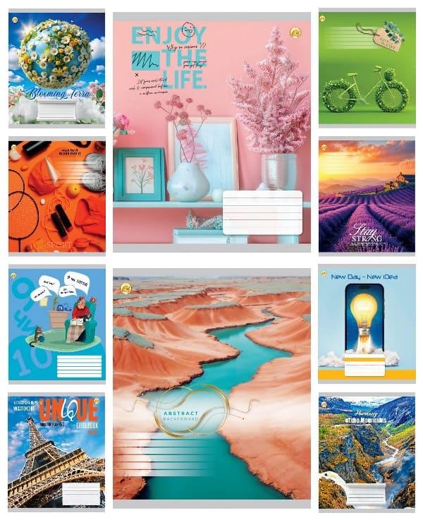 Зошит 96арк. кліт. /ТВ/ "Мікс" №ТА61706(10)(120), фото 1