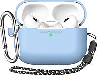 AhaStyle - Силіконовий захисний чохол для AirPods Pro 2 з карабіном та шнурком