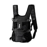 Рюкзак-кенгуру для хатніх тварин 2410MSDJ964 Black-переноска L