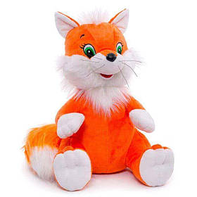 М’яка іграшка Лисичка Копиця 35 см — плюшева лисиця з штучного хутра, наповнювач синтепон, арт. 00416-3