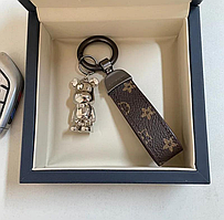 Брелок з металевим ведмедиком