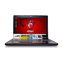 Ноутбук MSI Dominator Pro 15.6 FHD IPS Core i7-6700HQ 16GB Ram SSD128GB+1TB HDD Nvidia GTX 1070 8GB
