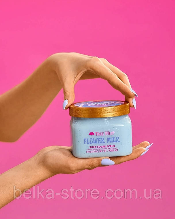 Скраб для тіла Tree Hut Flower Milk Sugar Scrub 510 г, фото 1