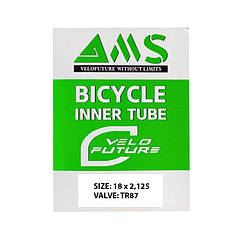 Камера AMS 18 x 2.125 AV TR87 з кривим ніпелем