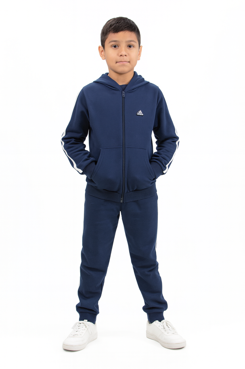 Костюм спортивний підлітковий для хлопчика на блискавці двухнитка, фото 1