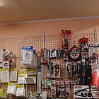 Стелаж сітчастий 2350х950 мм, приставний металевий стелаж, торговий стелаж Рістел з сітчастими панелями, сітчастий стенд, фото 5