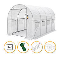 Садова теплиця парник LEOBRO Garden 9м2 White (LB-G102-WHT)