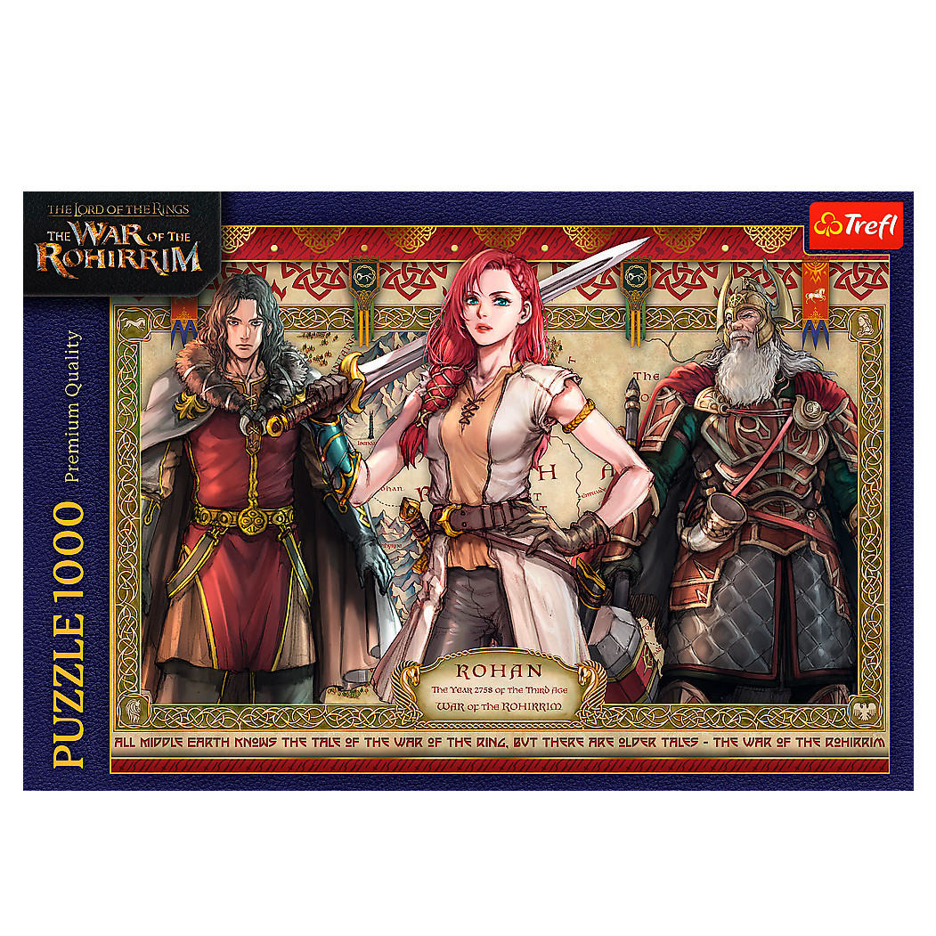 09375 Trefl Пазли "1000" Володар перснів: Війна Рохіррим, шт, фото 1