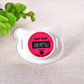 Термометр - пустушка для новонароджених дітей безпечний зі швидким вимірюванням за 1 хвилину з ковпачком