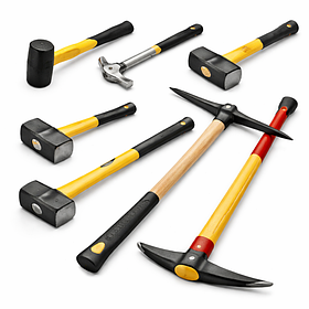 Молотки, кувалди та кирки