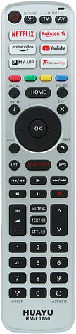Пульт для телевізорів PANASONIC RM-L1700 універсальний, HUAYU, фото 2