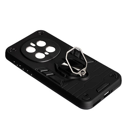 Чохол Antishock з кільцем-підставкою для Honor Magic 7 Pro Black, фото 2