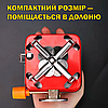 Міні газова плита кемпінгова портативна «Пікнік» MA-100S для туризму, фото 7