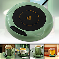 USB Підігрівач напоїв із трьома режимами температури 55-75 °C Зелений