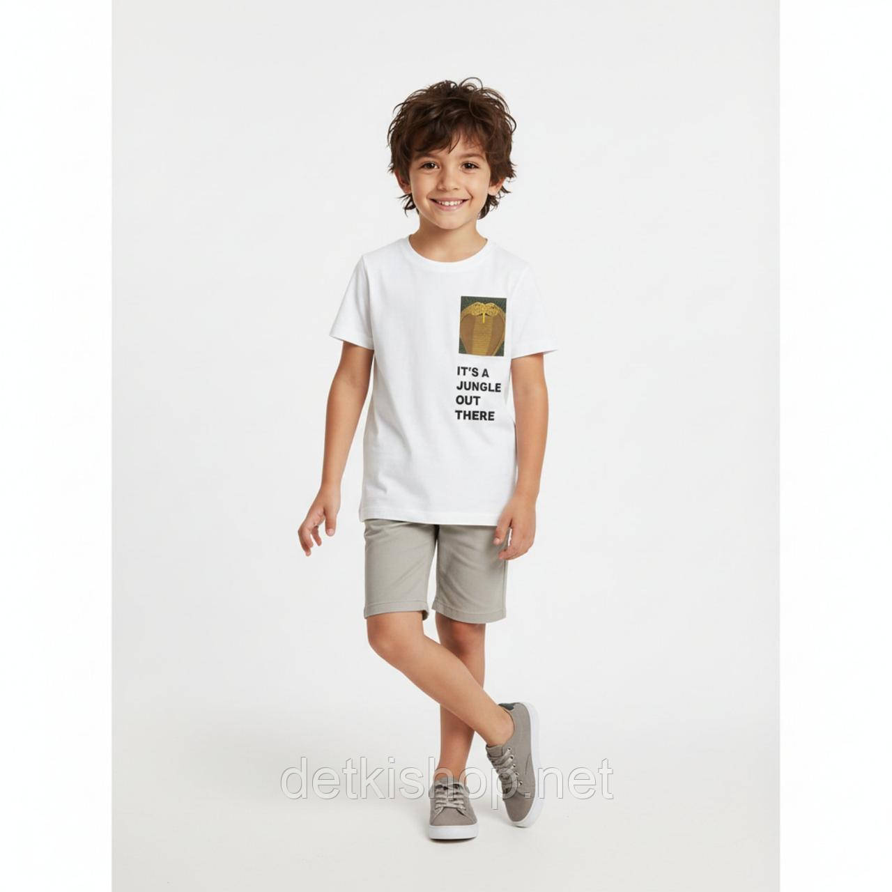 Дитяча літня футболка для хлопчика 104 см (4 років)
