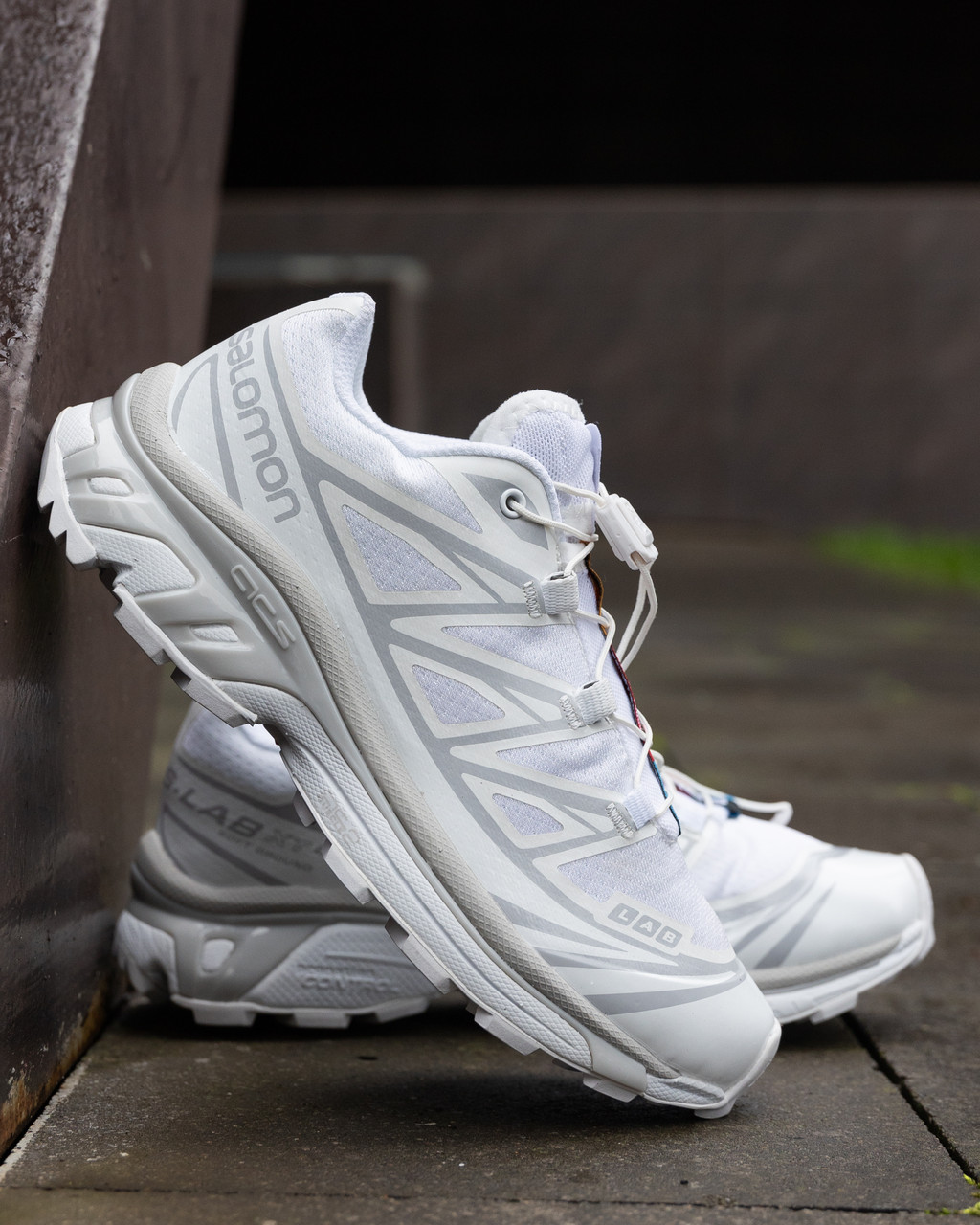 Кросівки чоловічі білі Salomon S/LAB XT-6 White Silver (15631), фото 1