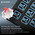 Клавіатура бездротова GamePro Asgard Drakkar Keychron Super Red Switch Black (MK305BK), фото 10