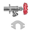 Поливальний кран KOER KR.290 55см 1/2"x3/4" зв-вилив PN20бар KR5257, фото 4